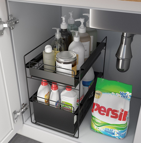 under sink rack