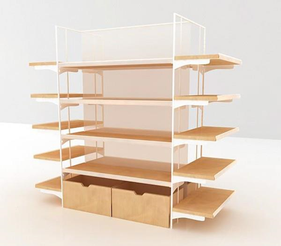 miniso shelving