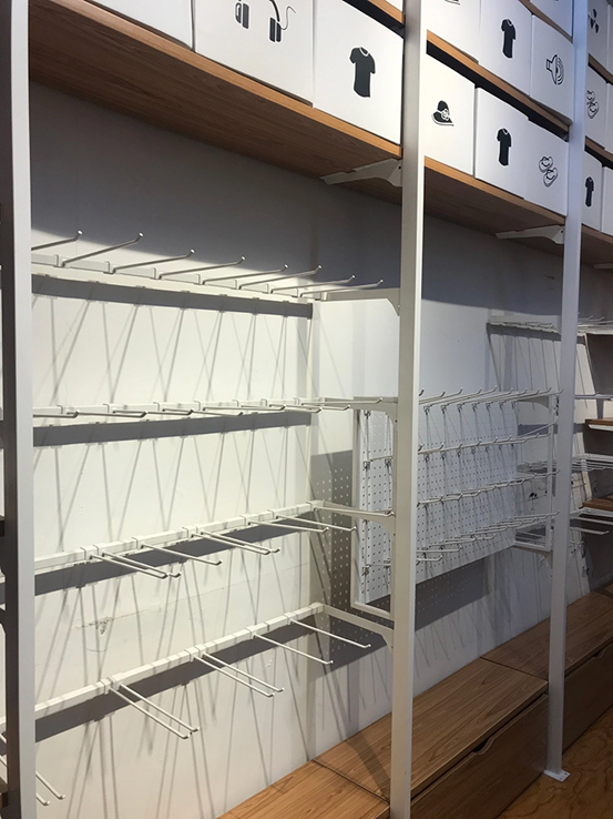 miniso shelving