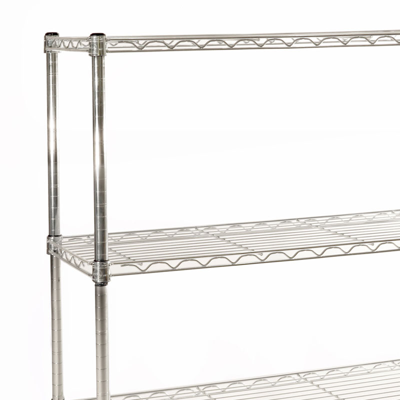 Hshelf wire shelving with wheels from China for retail shops-1