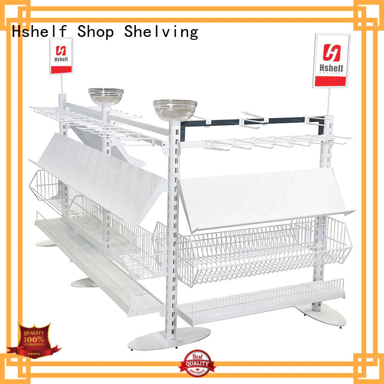 Hshelf oem custom wall shelves wholesale products for sale for supermarket