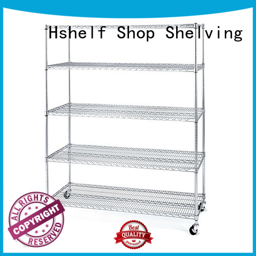 Hshelf commercial industrial wire shelving customized for DIY store