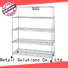 Hshelf industrial wire shelving with wheels customized for home use