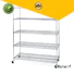 Hshelf wire shelving with wheels manufacturer for retail shops