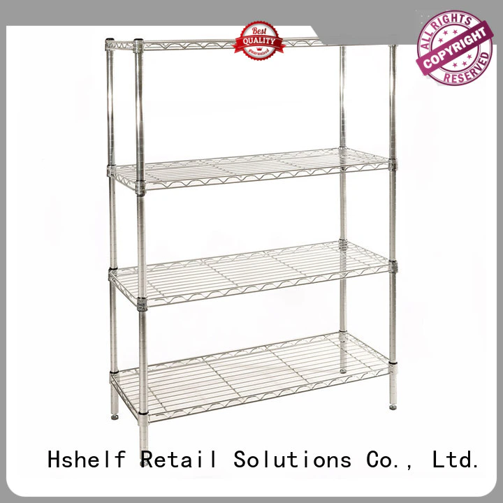 Hshelf chrome wire shelving directly sale for home use