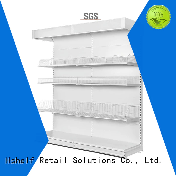 simple structure metal storage rack design for store