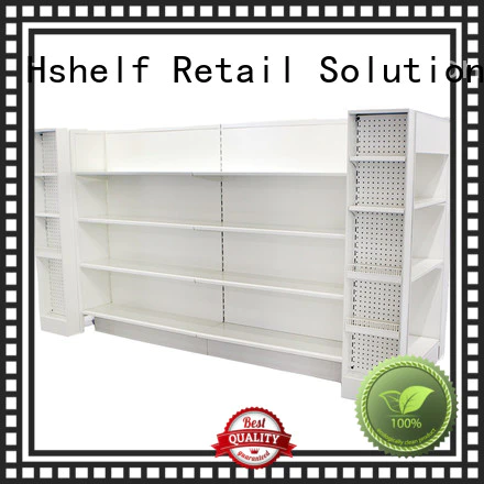 Hshelf pharmacy shelving factory for cosmetic store