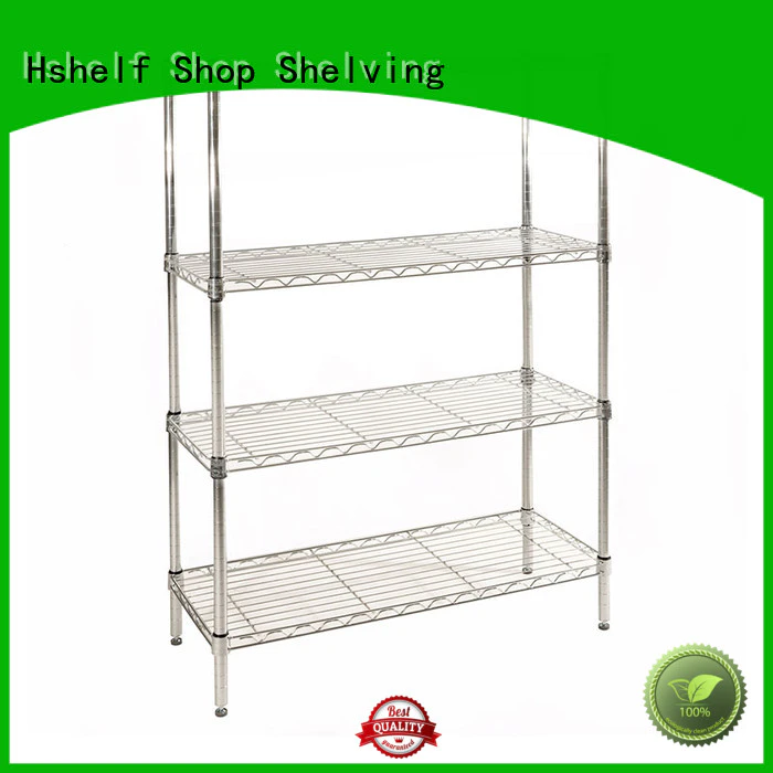 industrial chrome wire shelving unit from China for DIY store