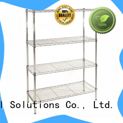 Hshelf commercial stainless steel wire shelves directly sale for retail shops