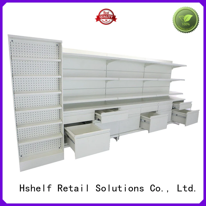 Hshelf friendly pharmacy shelving with good price for drugstores