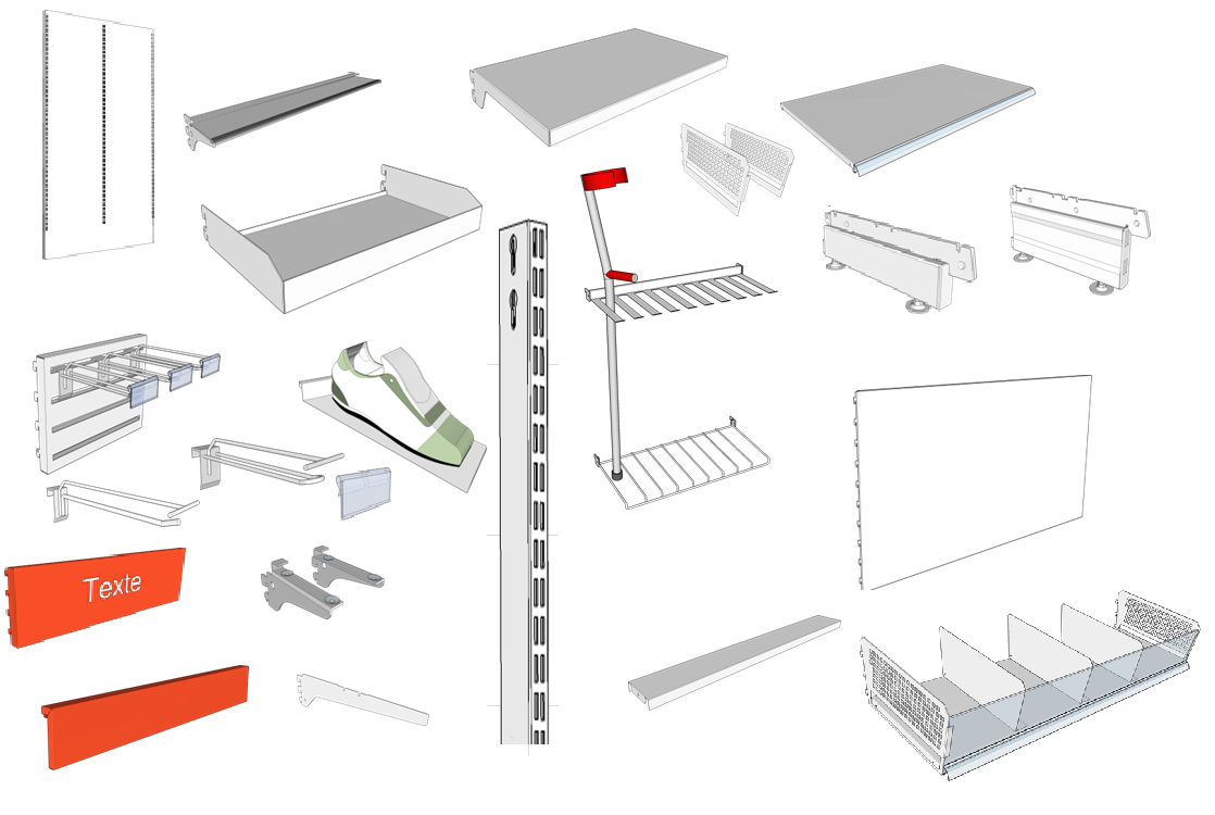 Hshelf friendly pharmacy shelving inquire now for OTC medical store