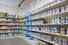 Hshelf nice look pharmacy shelving design for cosmetic store