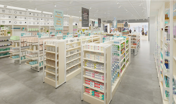 Maternity store shelving