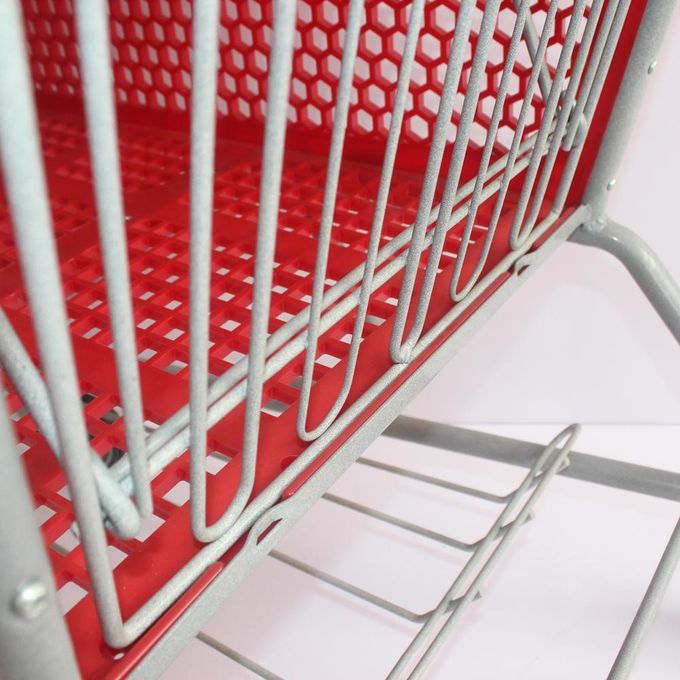 Plastic Shopping Trolley Unfold Supermarket DurableTrolley with High Capacity 200L 180L 165L