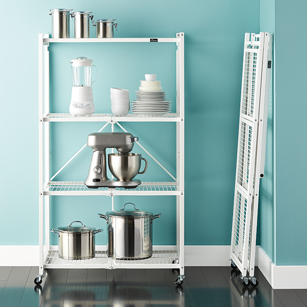 Folding Household Metal Shelving For Decoration & Storage