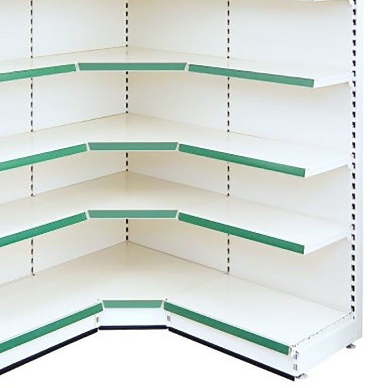 Internal Corner retail shop shelf 