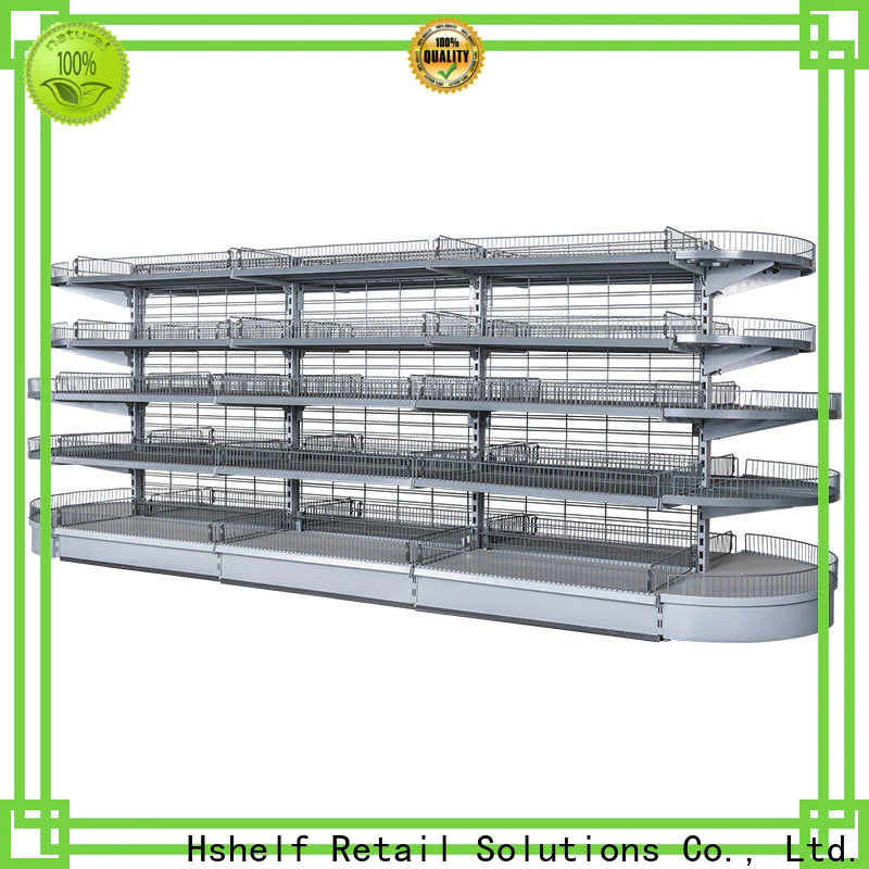 Hshelf simple structure display shelves with good price for wholesale markets