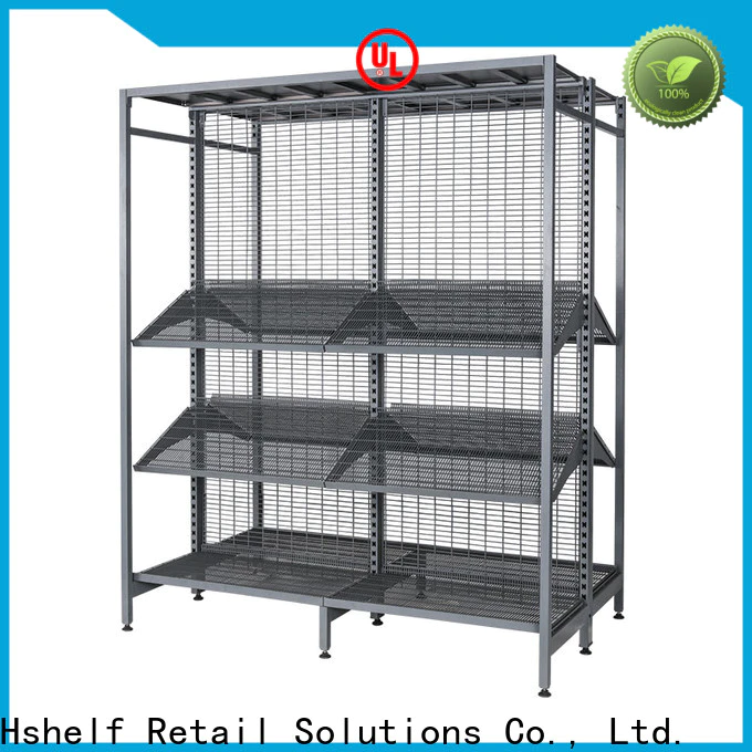 solid gondola store shelving supplier for Grain and oil shop