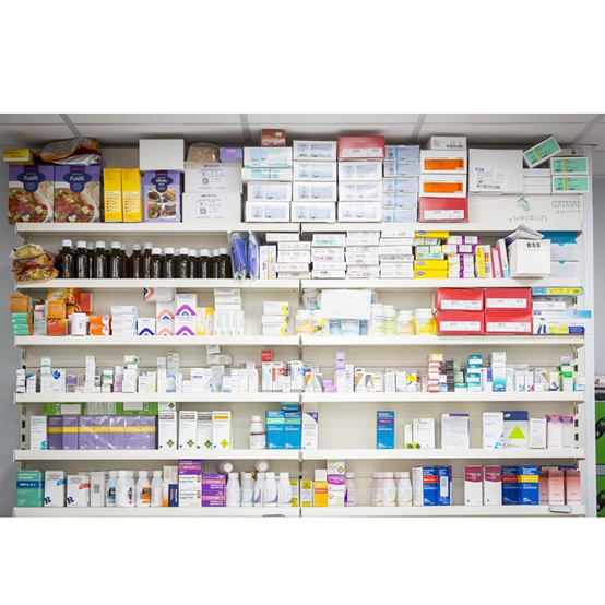 Hshelf Pharmacy Store Shelving and Fixture Solution