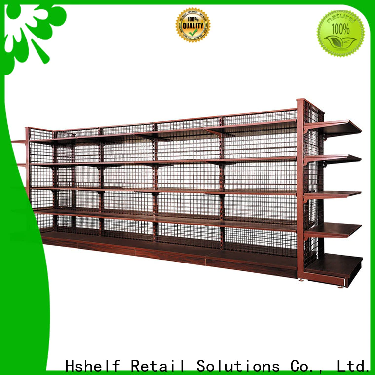 Hshelf sturdy supermarket shelves with good price for electric appliance market