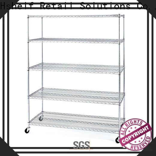 adjustable level chrome wire shelving unit directly sale for DIY store