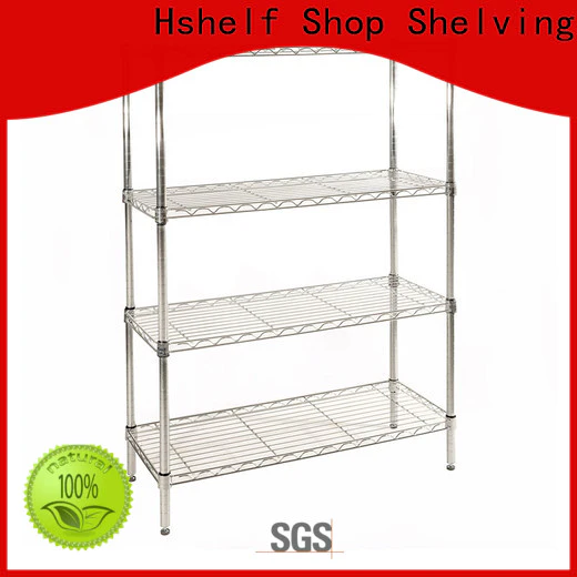 Hshelf stainless steel wire shelves series for retail shops