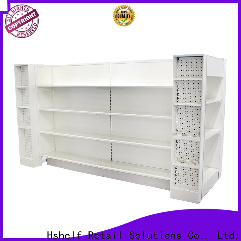 Hshelf simple pharmacy racks sell world widely for cosmetic store