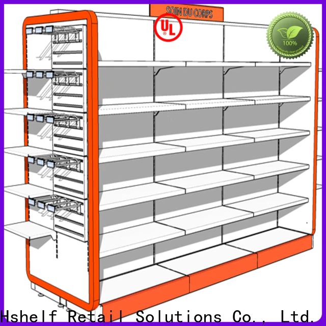 Hshelf simple pharmacy racks with good price for drugstores
