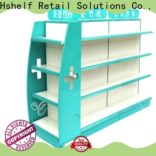 Hshelf shelf pharmacy with good price for cosmetic store