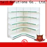 simple structure display shelves design for Metro